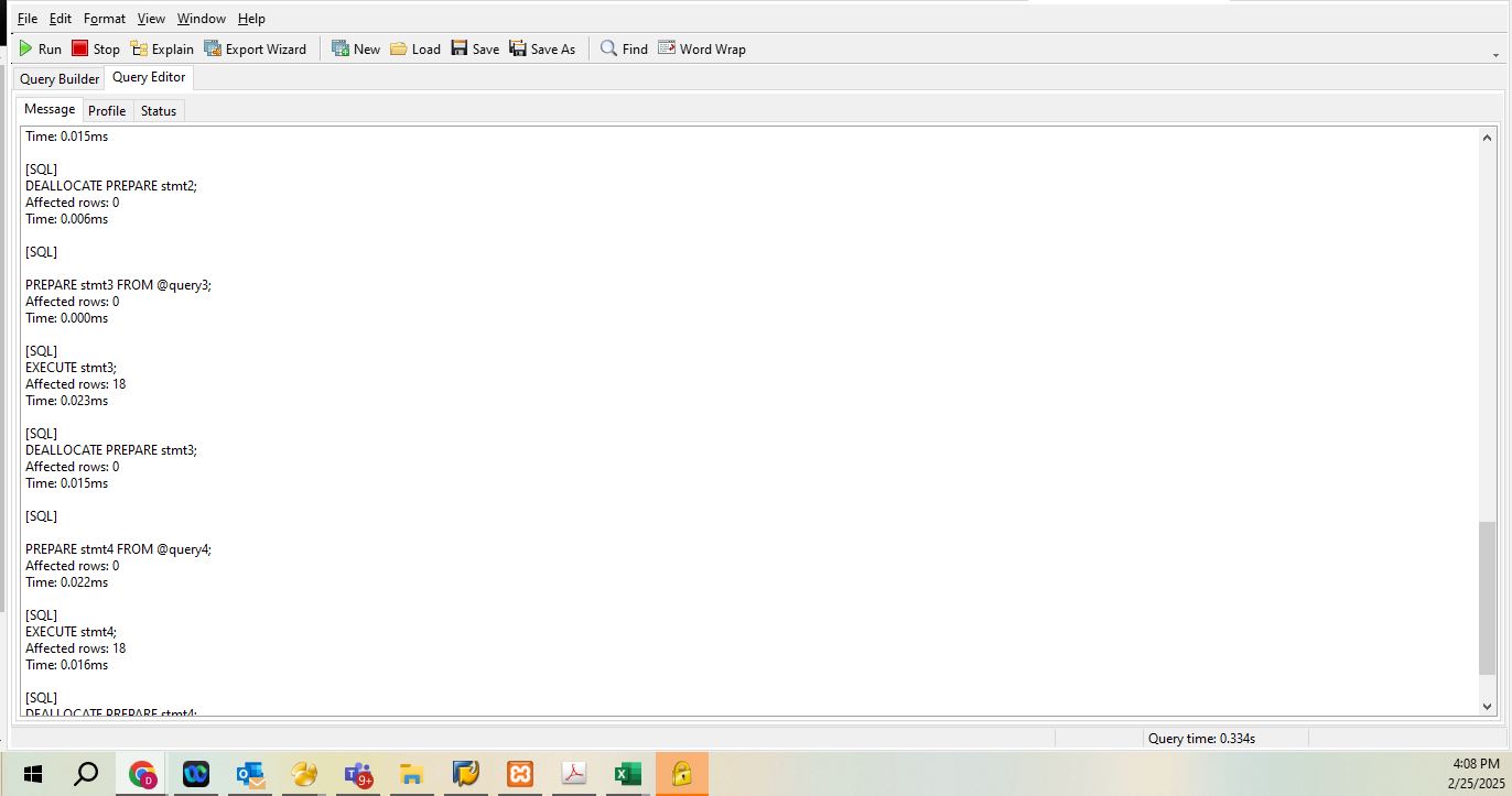 Query MySQL dengan Menggunakan Variabel